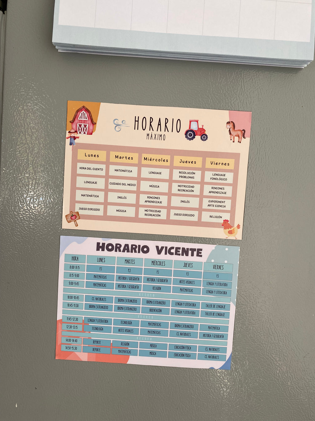 Horarios Escolares