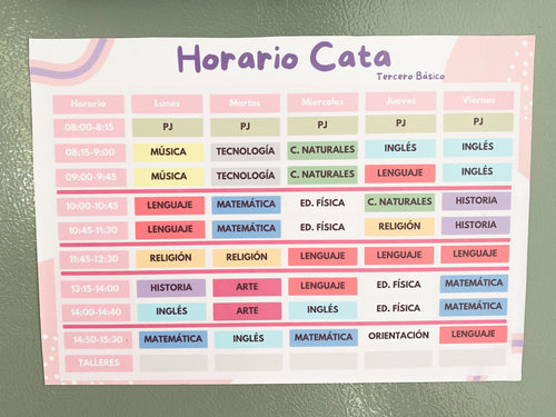 Horarios Escolares