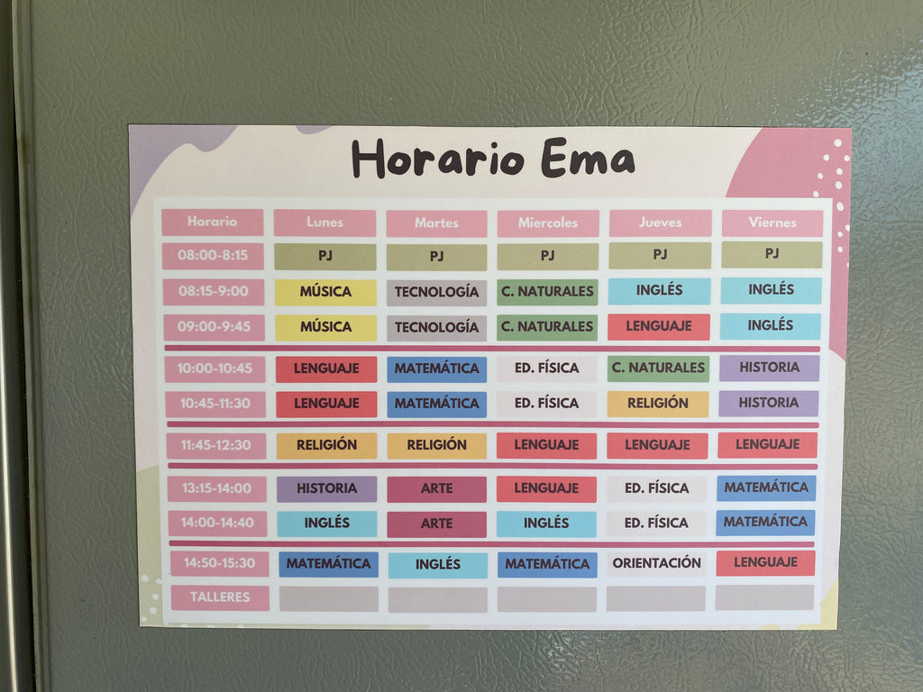 Horarios Escolares