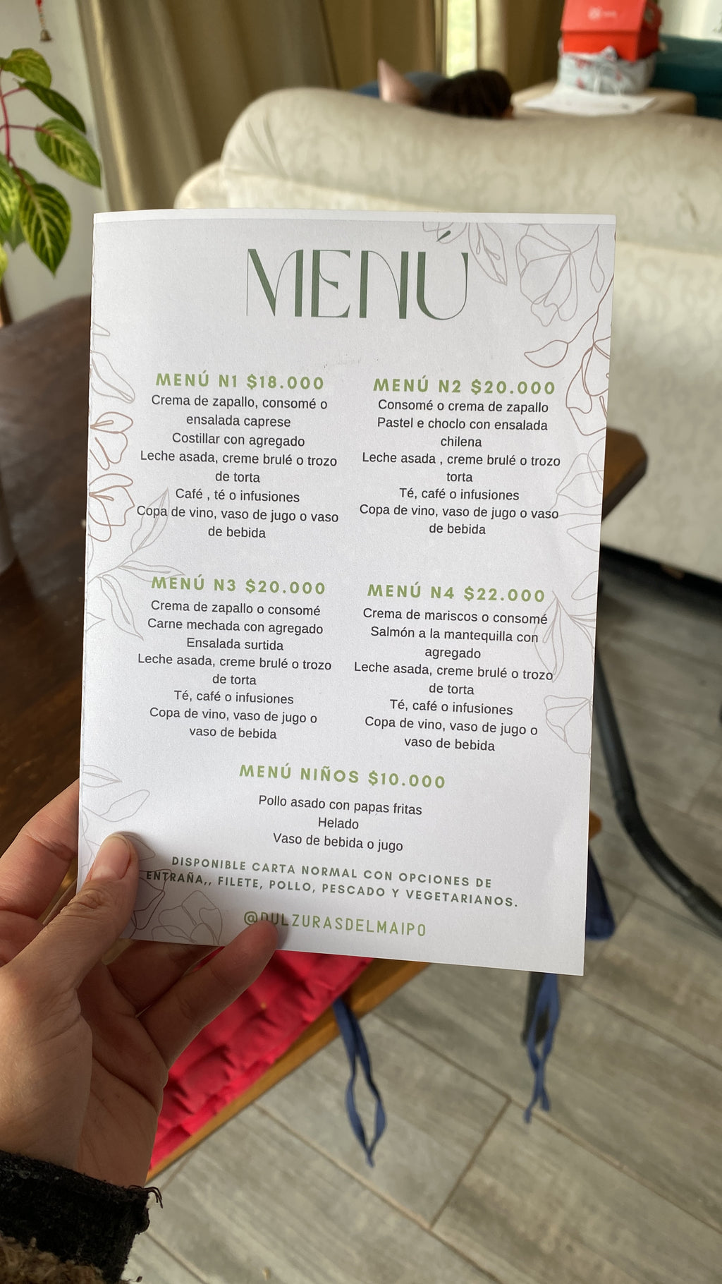 Pedidos especiales